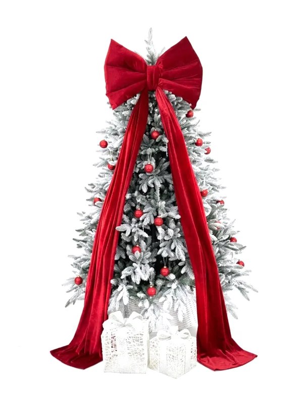 Fundă gigant din catifea, 40 cm